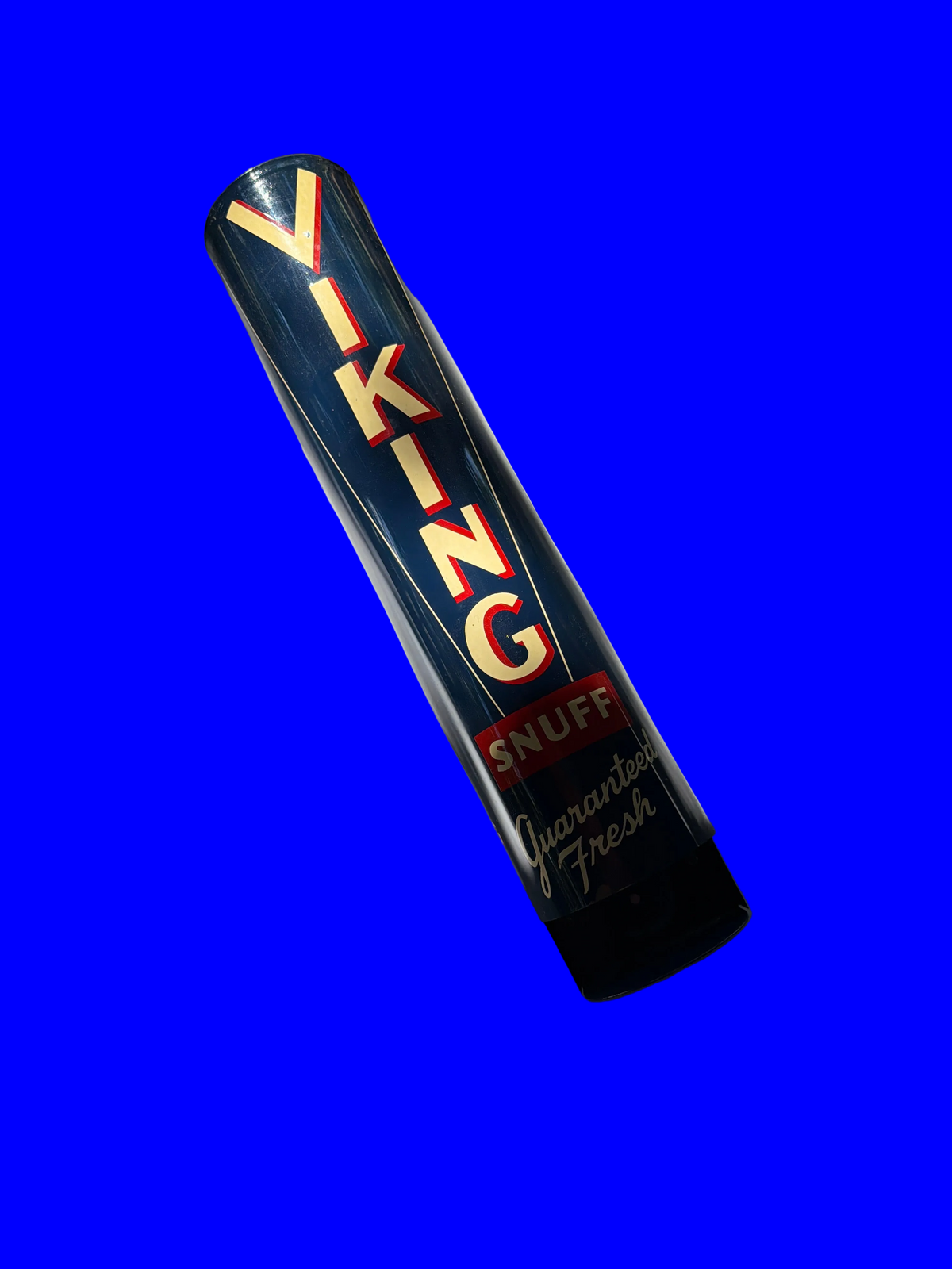 Original Vintage Viking Tin Snuff Dispenser