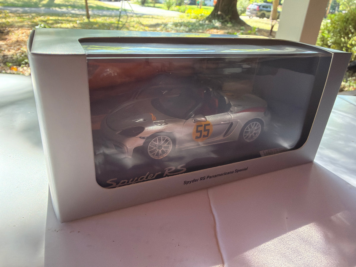 Porsche 718 Spyder RS Panamericana 1/43 Spark Dealer promo car