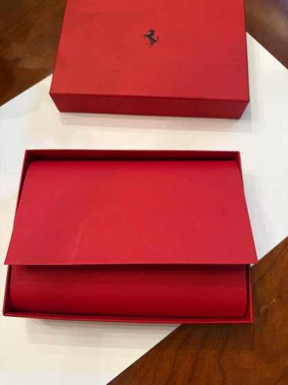 Ferrari Maranello SPA Leather Italian Pocket Purse