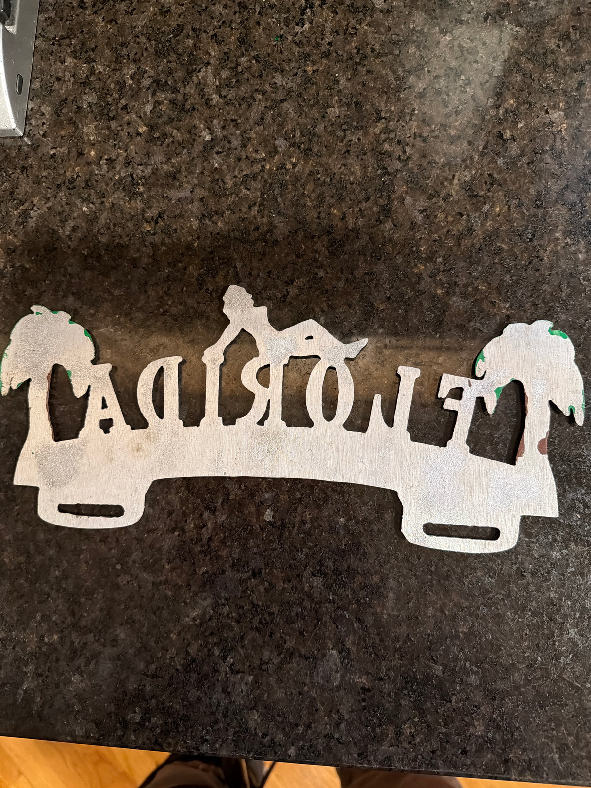 Vintage Florida "Land of Sunshine" License Plate Topper