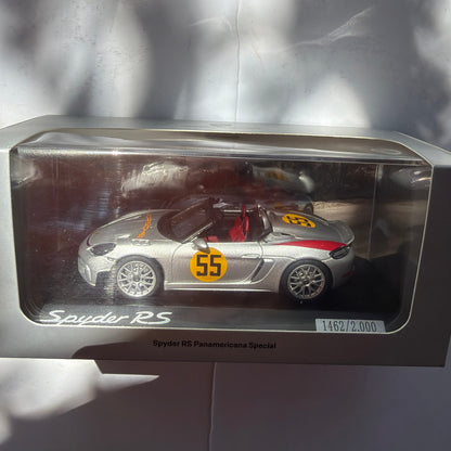 Porsche 718 Spyder RS Panamericana 1/43 Spark Dealer promo car