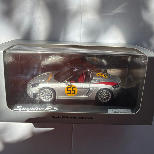 Porsche 718 Spyder RS Panamericana 1/43 Spark Dealer promo car