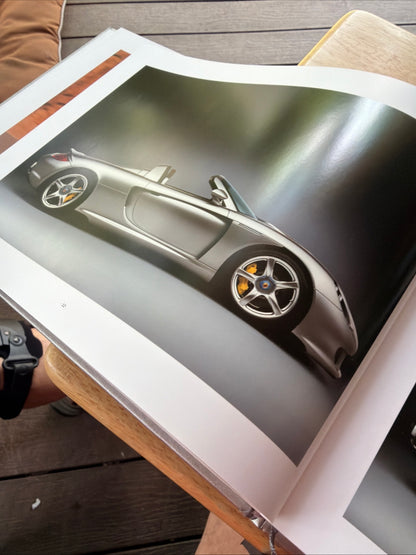 Very rare Porsche 2003 Carrera GT full hardbound brochure
