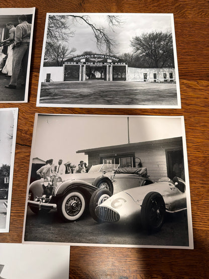 Five 8x10 Vintage Indianapolis 500 Photographs