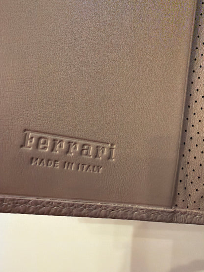 Ferrari Maranello SPA Leather Italian Pocket Purse