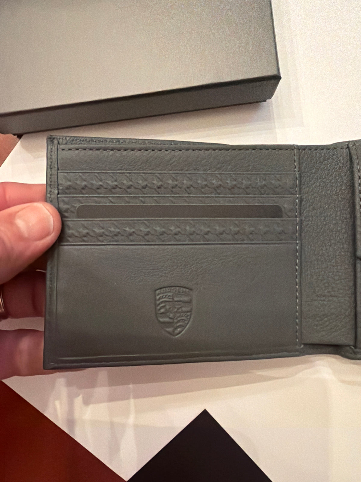 Porsche Leather Wallet 911 Sport Classic Heritage