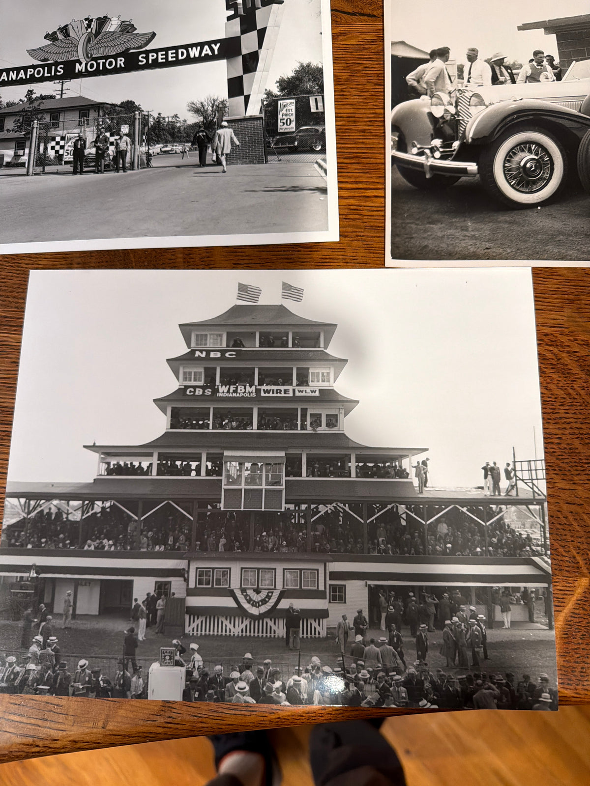 Five 8x10 Vintage Indianapolis 500 Photographs