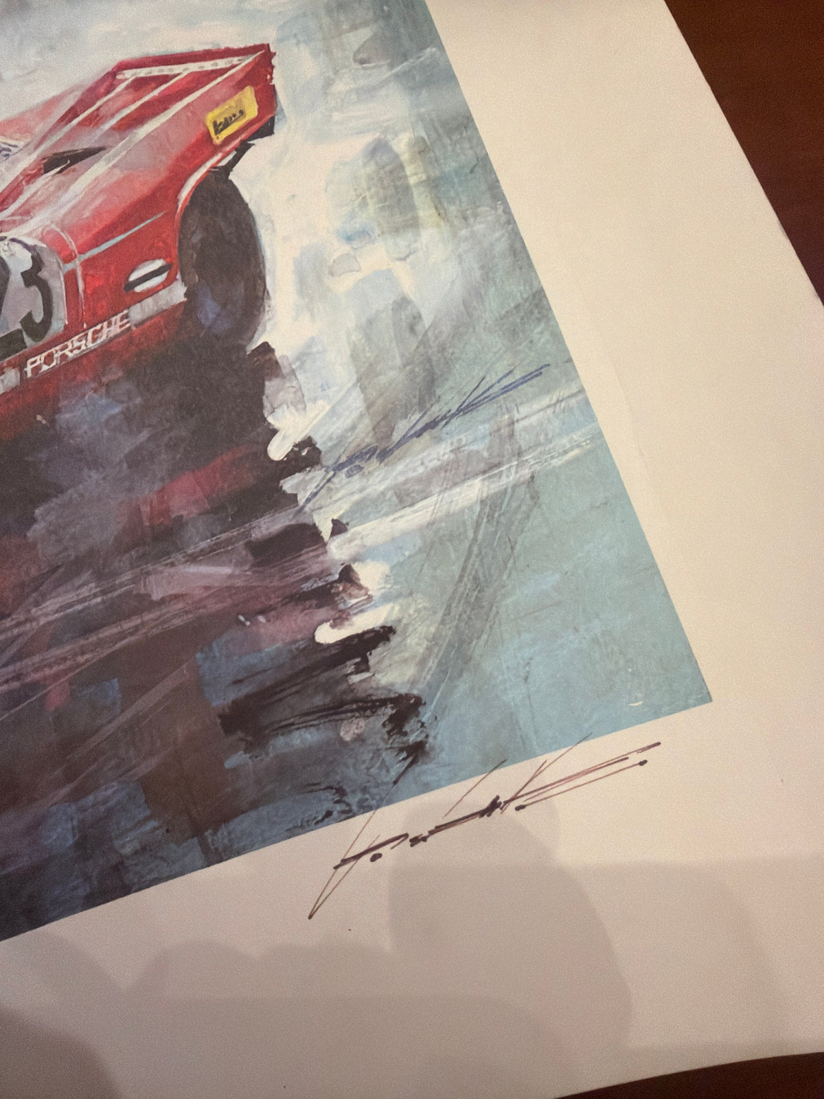 Signed Vintage Porsche LeMans 1970 LTD ED Prints