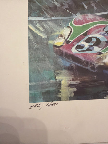 Signed Vintage Porsche LeMans 1970 LTD ED Prints