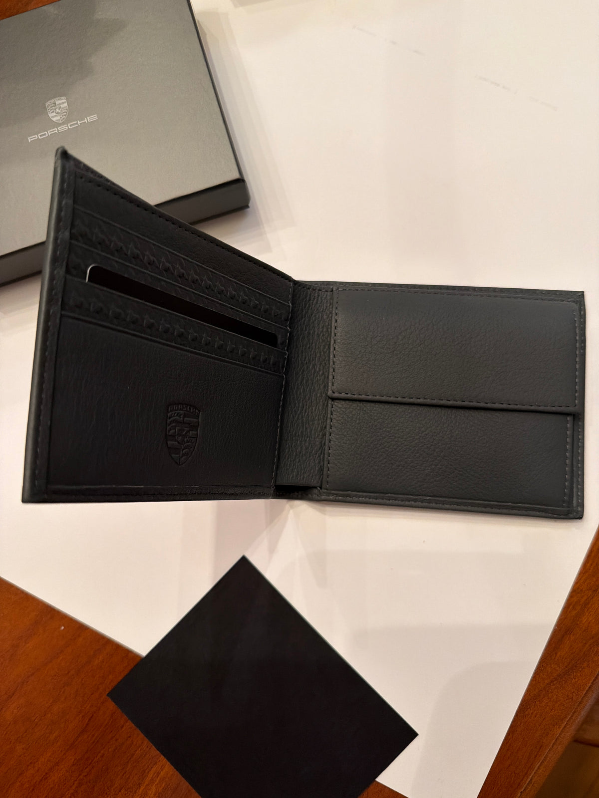 Porsche Leather Wallet 911 Sport Classic Heritage