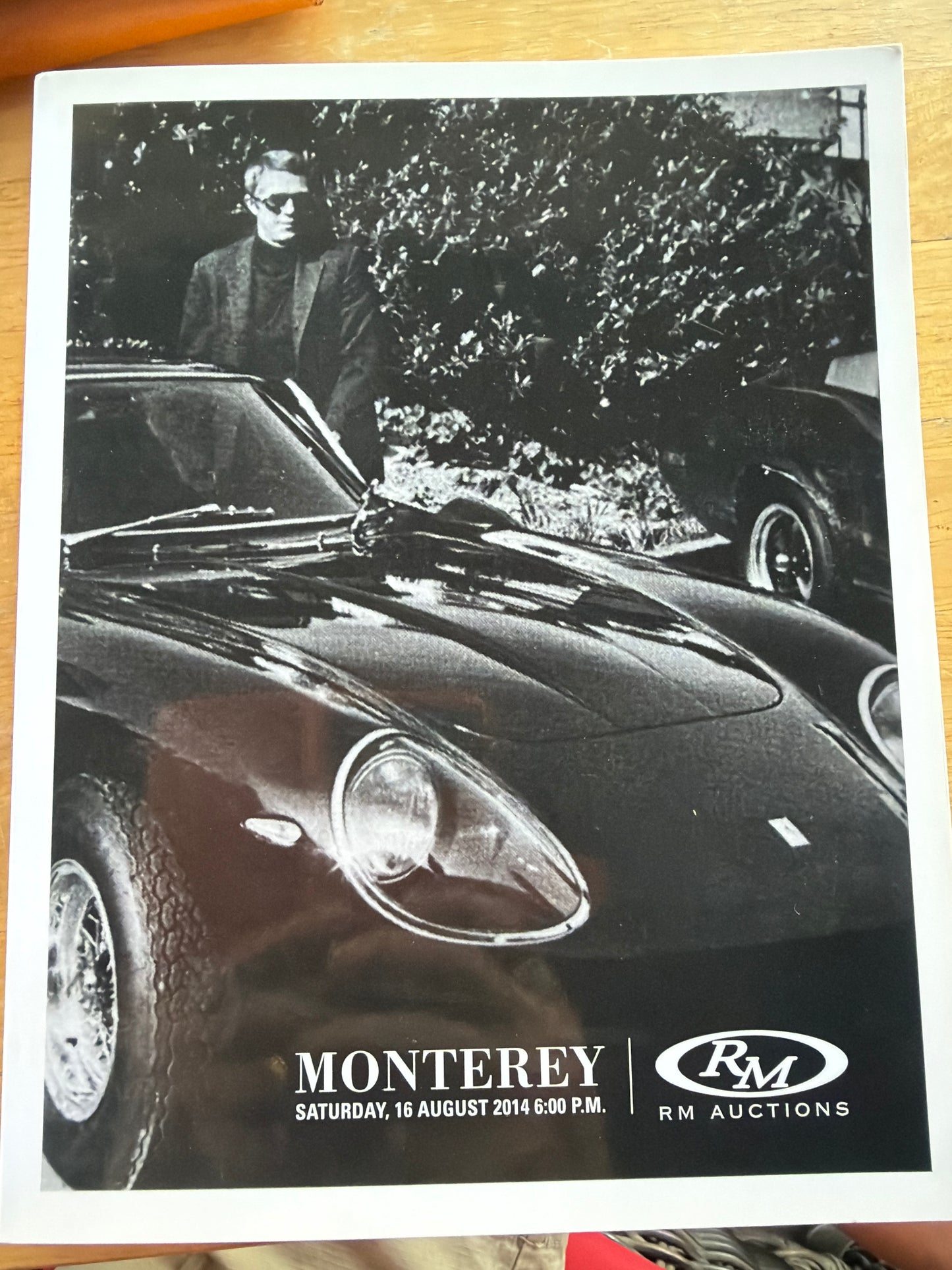 RM Auctions Monterey catalogue 2014 Steve, McQueen & Ferrari