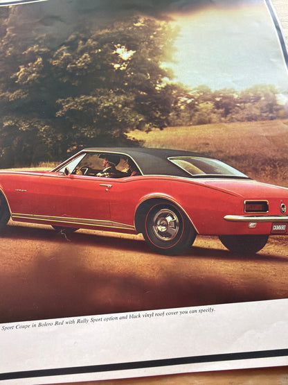 Vintage Chevrolet Camaro Full Line brochure SS Ect