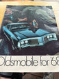 Vintage Oldsmobile 1968 full line Automobile brochure